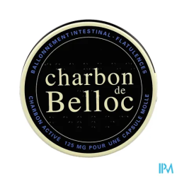 CHARBON DE BELLOC 125MG MET CAPS36
