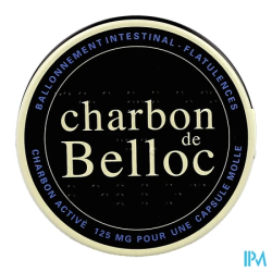 CHARBON DE BELLOC 125MG MET CAPS36