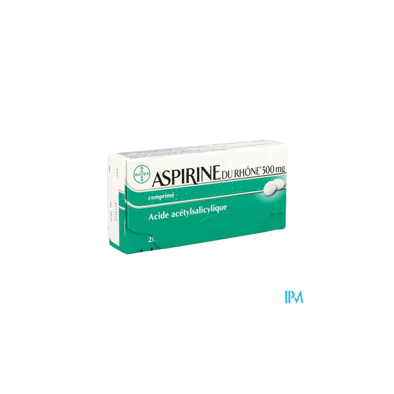 ASPIRINE 500MG RHONE CPR 20