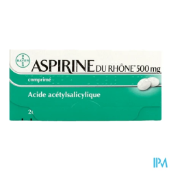 ASPIRINE 500MG RHONE CPR 20