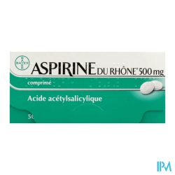 ASPIRINE 500MG RHONE CPR 50