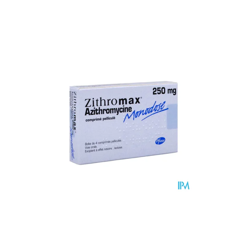 ZITHROMAX MONODOSE 250MG CPR 4