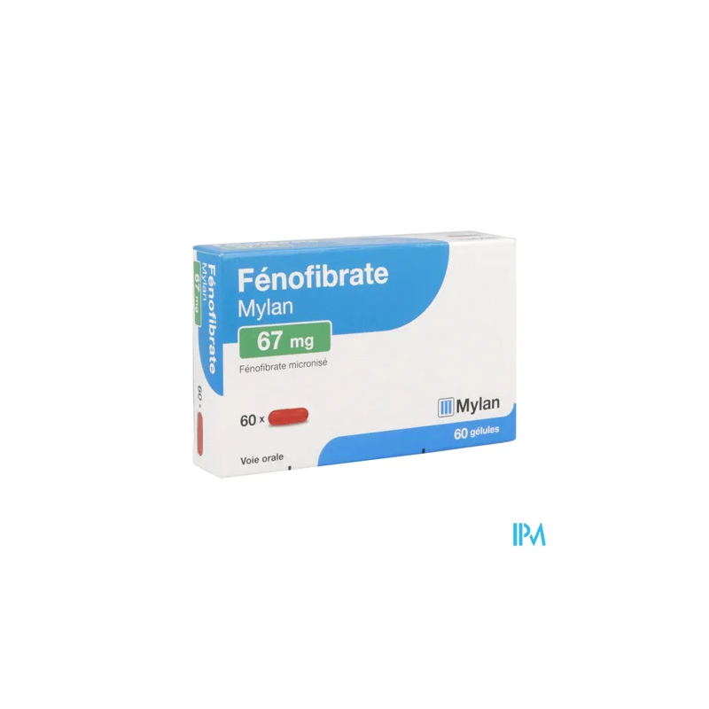 FENOFIBRATE 67MG VIATRIS GELULE 60