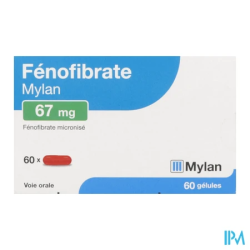 FENOFIBRATE 67MG VIATRIS GELULE 60
