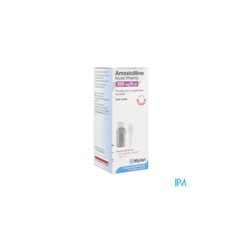 AMOXICILLINE 250MG VIATRIS PDR60ML