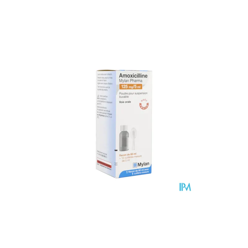 AMOXICILLINE 125MG VIATRIS PDR60ML