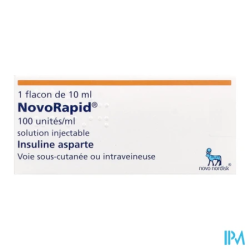 NOVORAPID 100U/ML FL 10ML