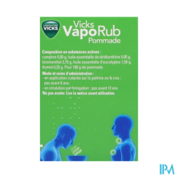 VICKS VAPORUB POT 100G