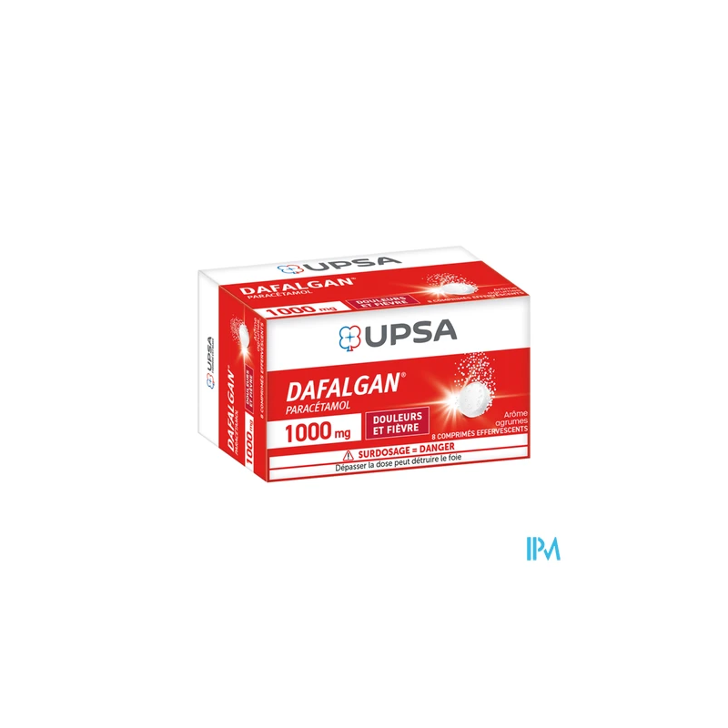 DAFALGAN 1 000MG CPR EFF 8