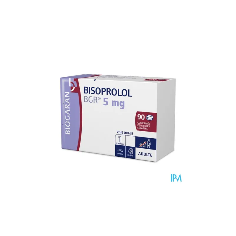 BISOPROLOL 5MG BGR CPR SEC 90