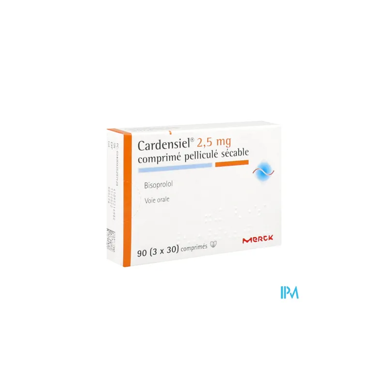CARDENSIEL 2,5MG CPR SECABLE 90
