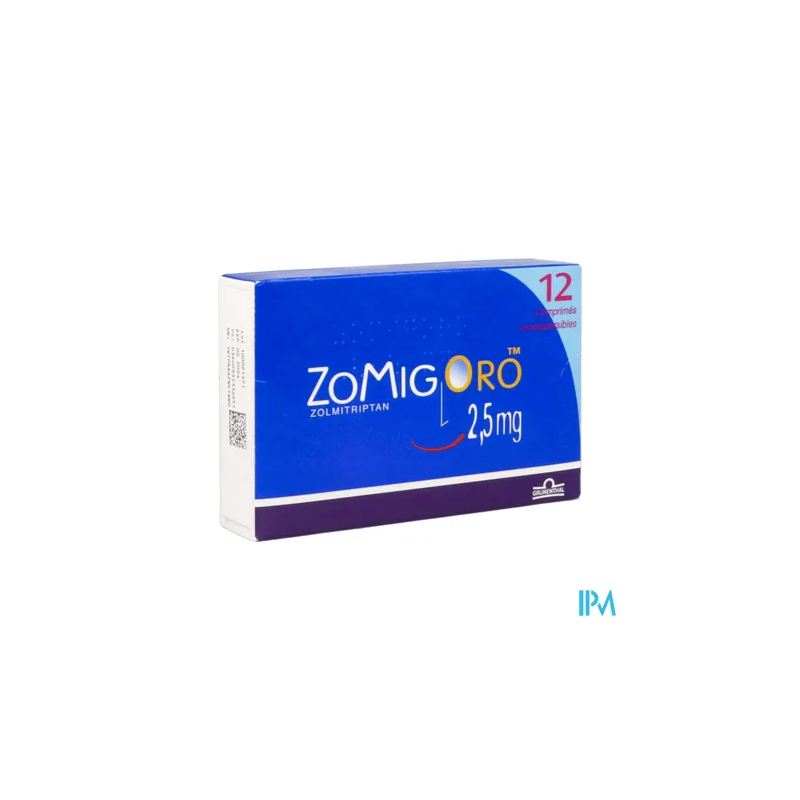 ZOMIGORO 2,5MG CPR DISPERSIBLE 12