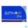 ZOMIGORO 2,5MG CPR DISPERSIBLE 12