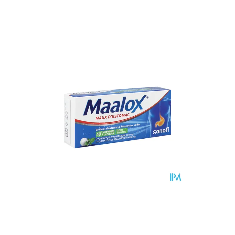 MAALOX MAUX D'ESTOMAC CPR 40
