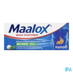 MAALOX MAUX D'ESTOMAC CPR 40