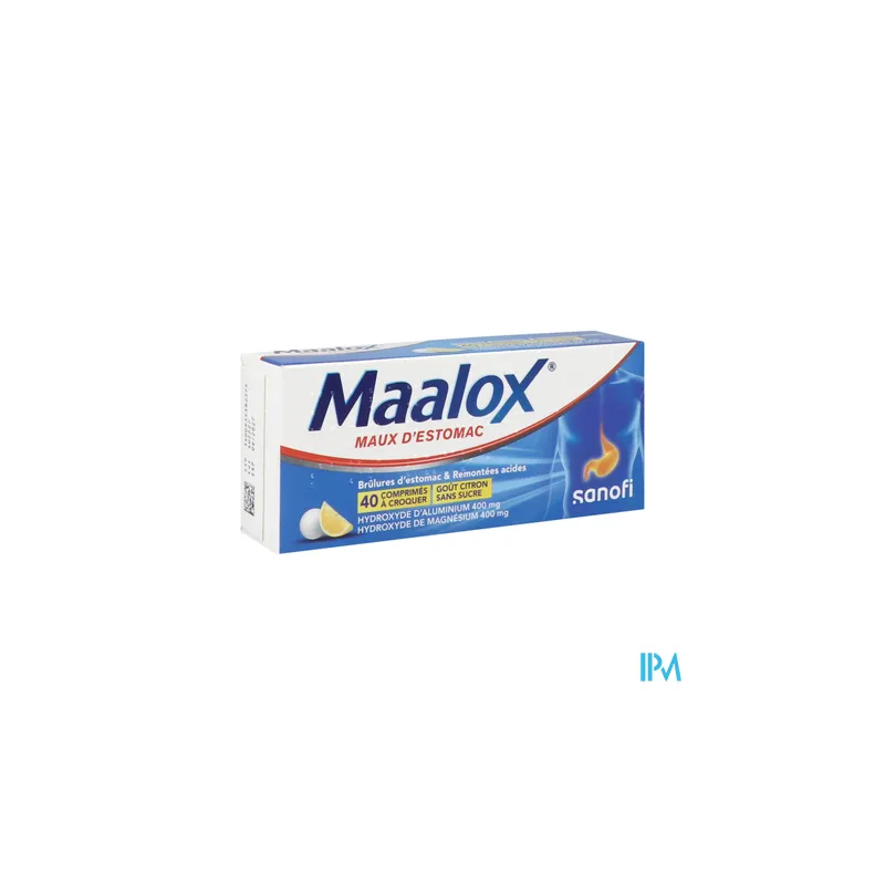 MAALOX MAUX D'ESTOMAC CPR S/S 40