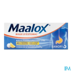 MAALOX MAUX D'ESTOMAC CPR S/S 40