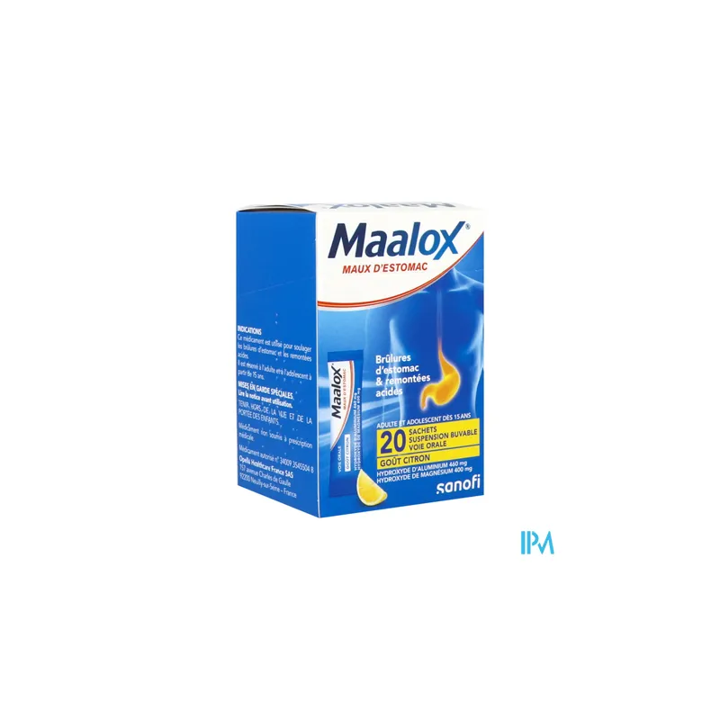 MAALOX MAUX D'ESTOMAC SACHET 20