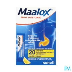 MAALOX MAUX D'ESTOMAC SACHET 20