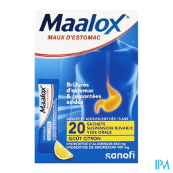 MAALOX MAUX D'ESTOMAC SACHET 20