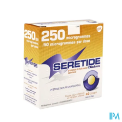 SERETIDE DISKUS 250/50MCG DOSE 60