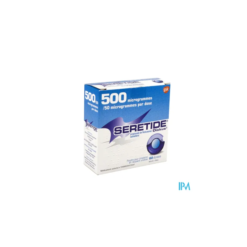 SERETIDE DISKUS 500/50MCG DOSE 60