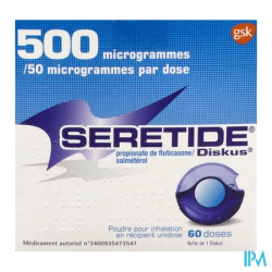 SERETIDE DISKUS 500/50MCG DOSE 60