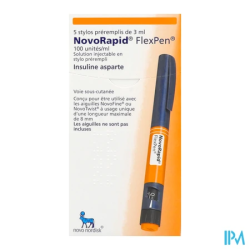 NOVORAPID FLEXPEN 100U/ML STY 3ML5