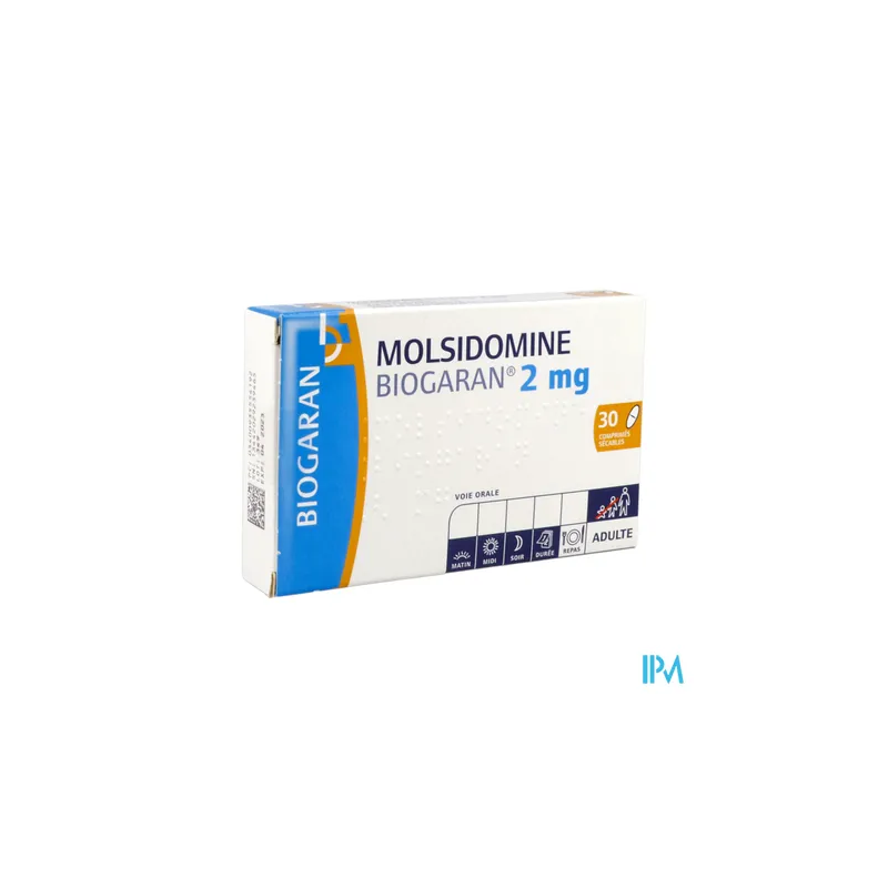 MOLSIDOMINE 2MG BIOGARAN CPR SEC30