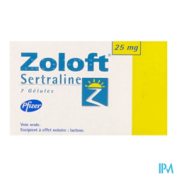 ZOLOFT 25MG GELULE 7