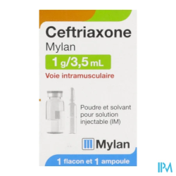 CEFTRIAXONE 1G/3,5ML VIATRIS IM 1