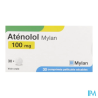 ATENOLOL 100MG VTS CPR SECABLE30