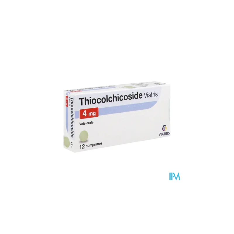 THIOCOLCHICOSIDE 4MG VIATRIS CP 12