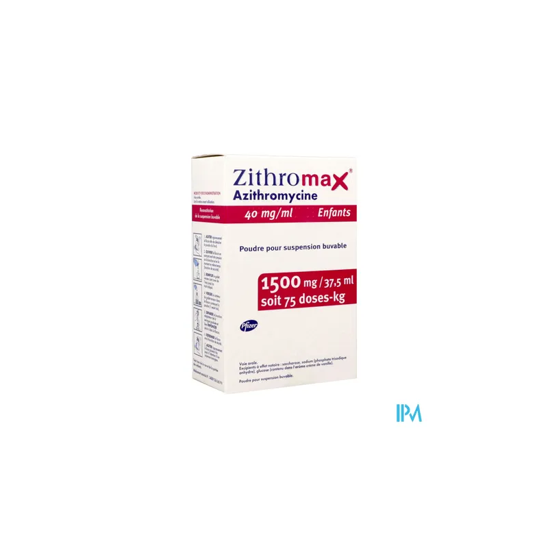 ZITHROMAX 40MG/ML ENF PDR FL 35,6G