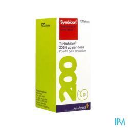 SYMBICORT TURBUH 200/6MCG INH 120