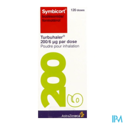 SYMBICORT TURBUH 200/6MCG INH 120