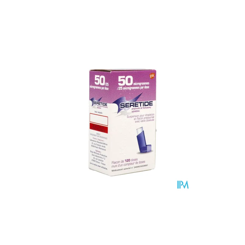 SERETIDE 50/25MCG SUSP INH 120D