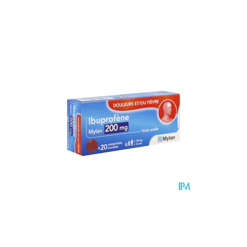 IBUPROFENE 200MG VIATRIS CPR 20
