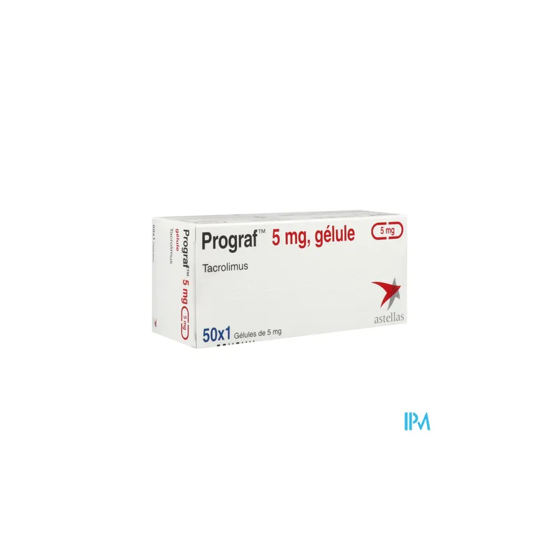 PROGRAF 5MG GELULE 50