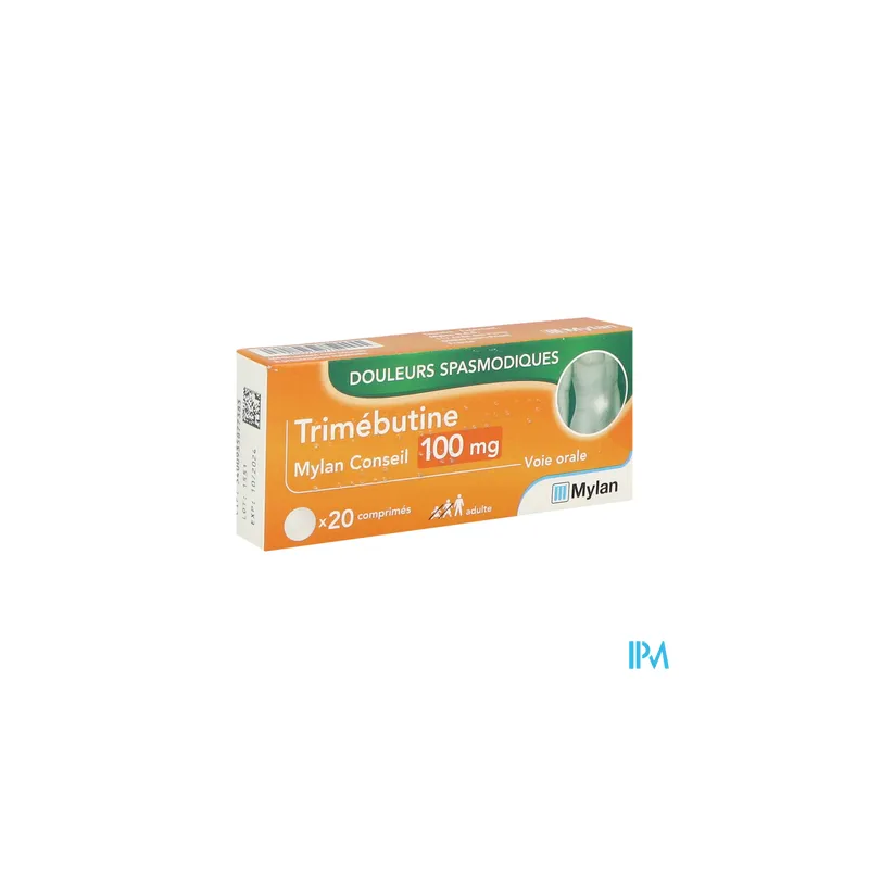 TRIMEBUTINE 100MG VTS CONS CPR 20