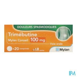 TRIMEBUTINE 100MG VTS CONS CPR 20