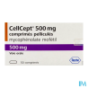 CELLCEPT 500MG CPR 50