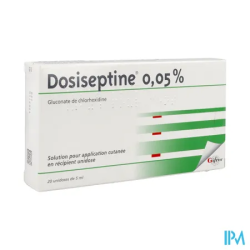 DOSISEPTINE 0,05% SOL DOSE 5ML 20