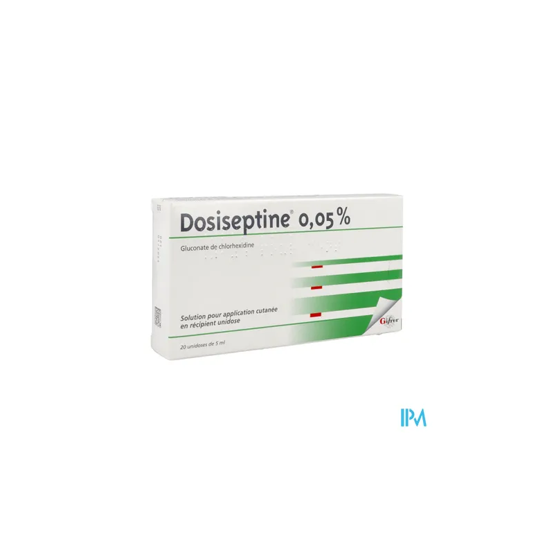 DOSISEPTINE 0,05% SOL DOSE 5ML 20