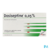 DOSISEPTINE 0,05% SOL DOSE 5ML 20