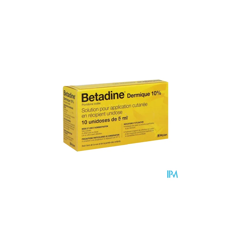 BETADINE 10% SOL DERMIQUE 5ML 10