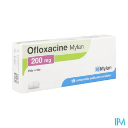 OFLOXACINE 200MG VIATRIS CPR SEC10