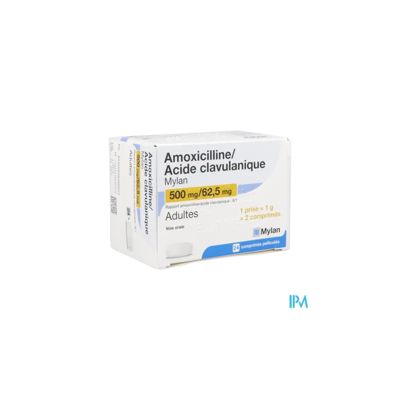 AMOXICIL/CLAV 500/62,5MG VTS CPR24