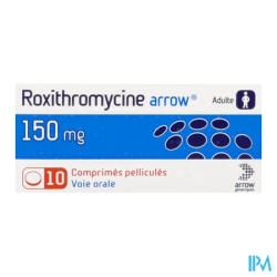 ROXITHROMYCINE 150MG ARROW CPR 10