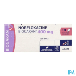 NORFLOXACINE 400MG BIOGARAN CPR 10